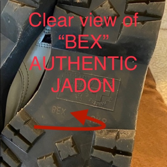 Dr Martens Samples of fake vs real JADON/OAF BOOT - Picture 11 of 16